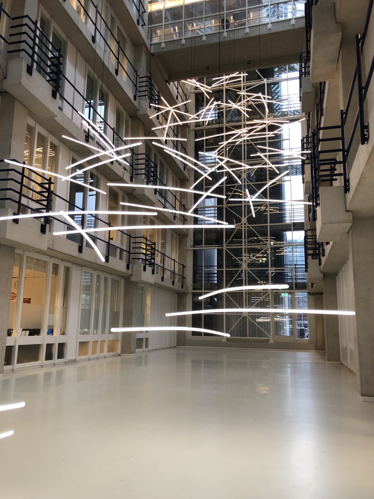 Installation view 'Moving Light' at LUMC 2019-2021
